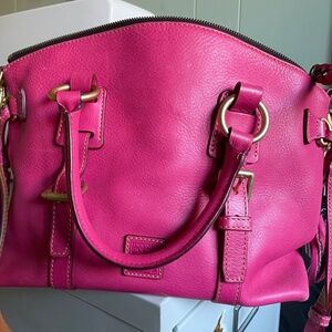 COPY - Dooney and Bourke Rich Pink Leather Handbag